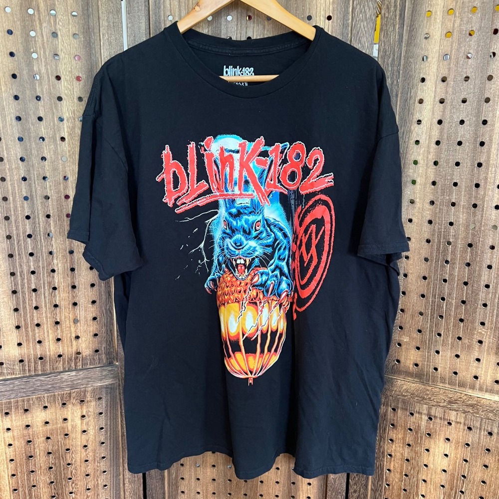Blink 182 Raging Squirrel T Shirt Men's XXL Punk Emo